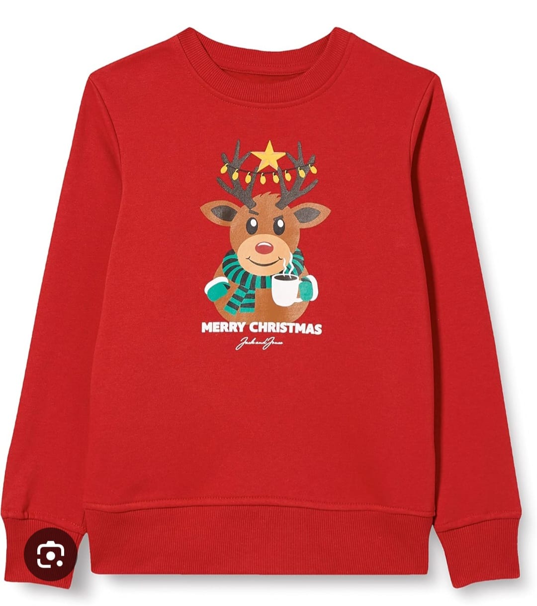 j&j sweatshirt red