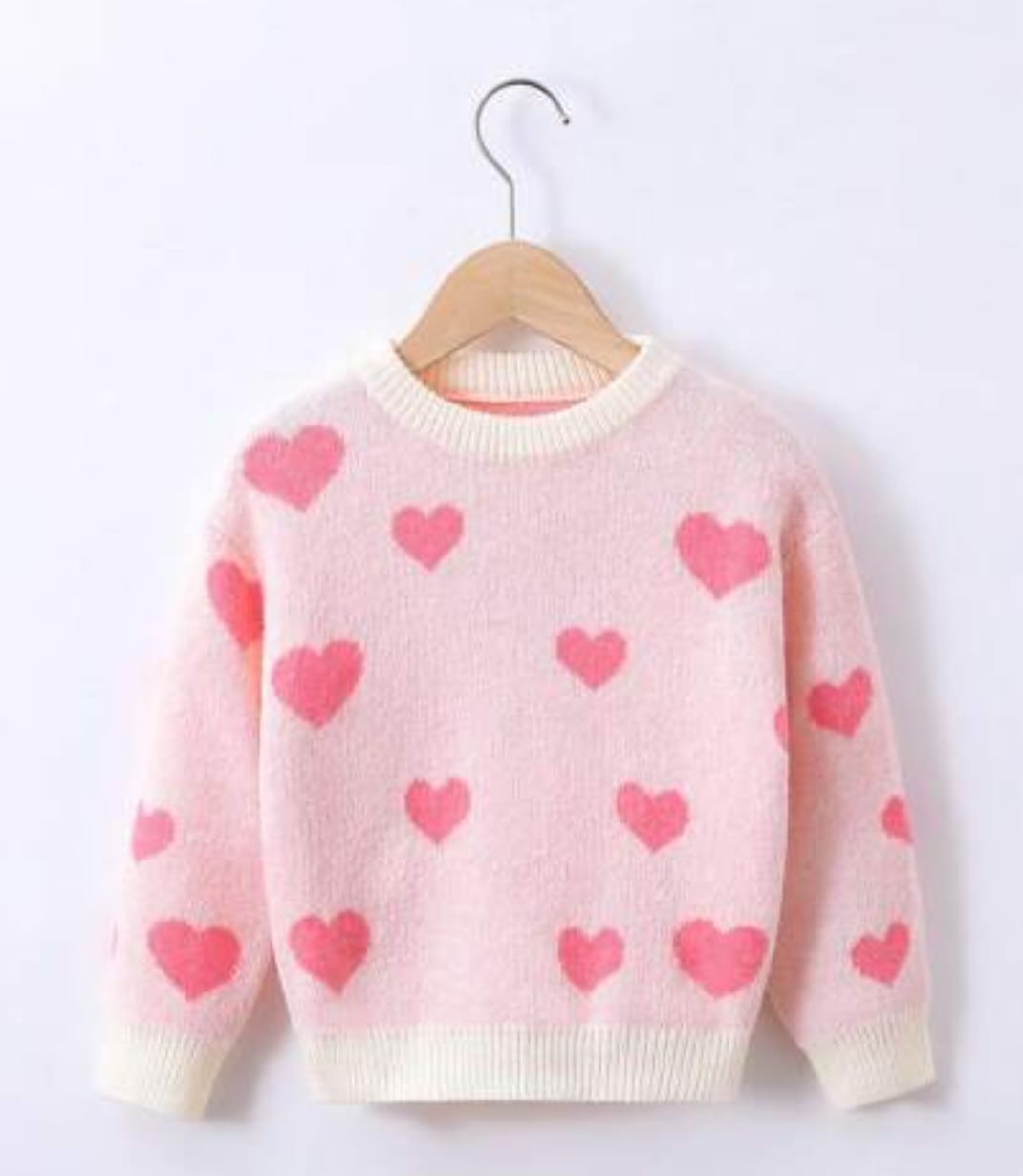 SHEIN PULLOVER HEART FOR KIDS /K8