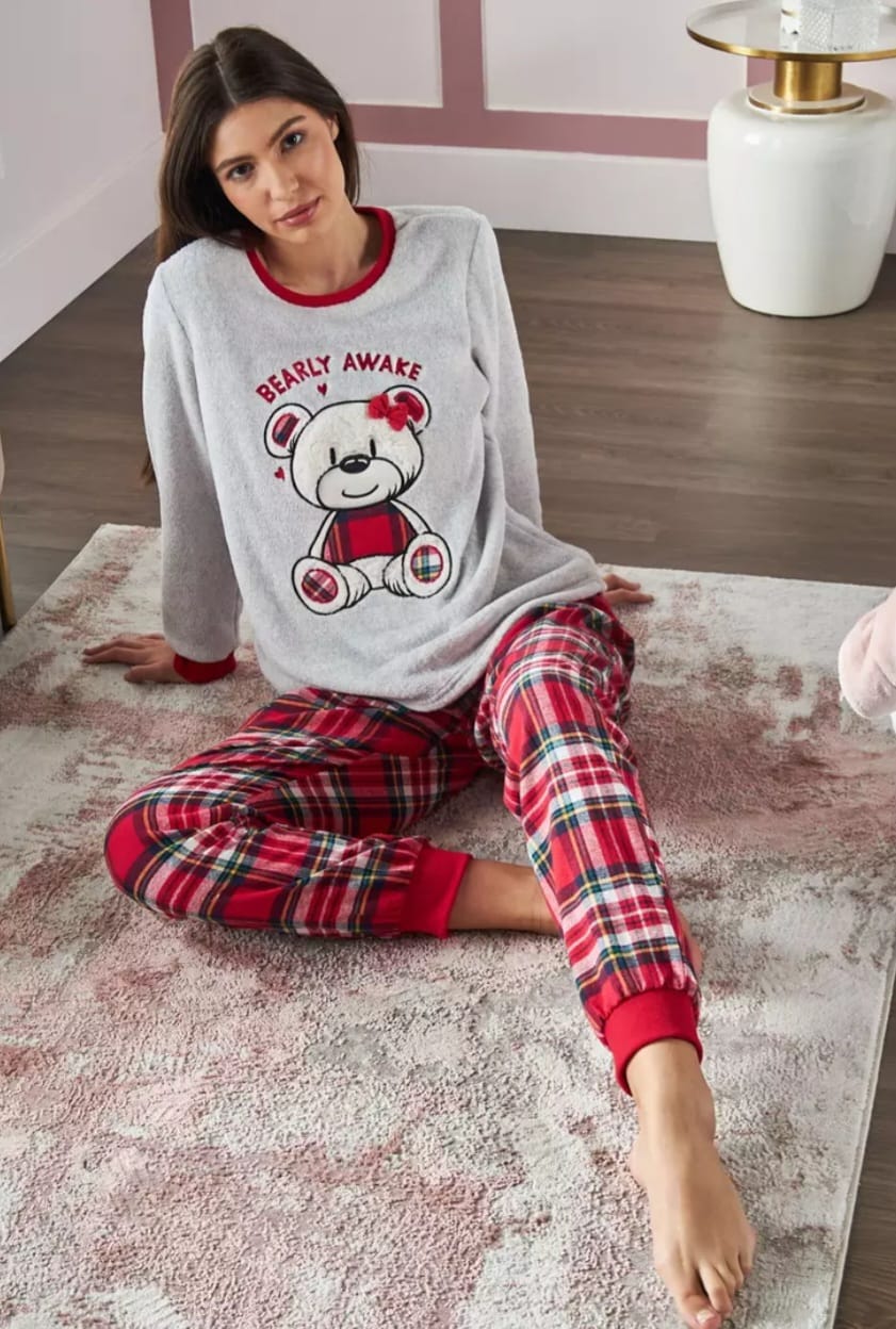 bear red Christmas pajama