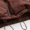 H&M PUFFER DARK BROWN