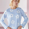 MAX sky blue flower  pajama