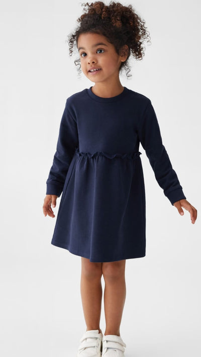 cozycub dark blue dress