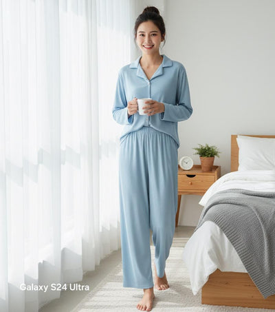 wonderly sky blue pajama