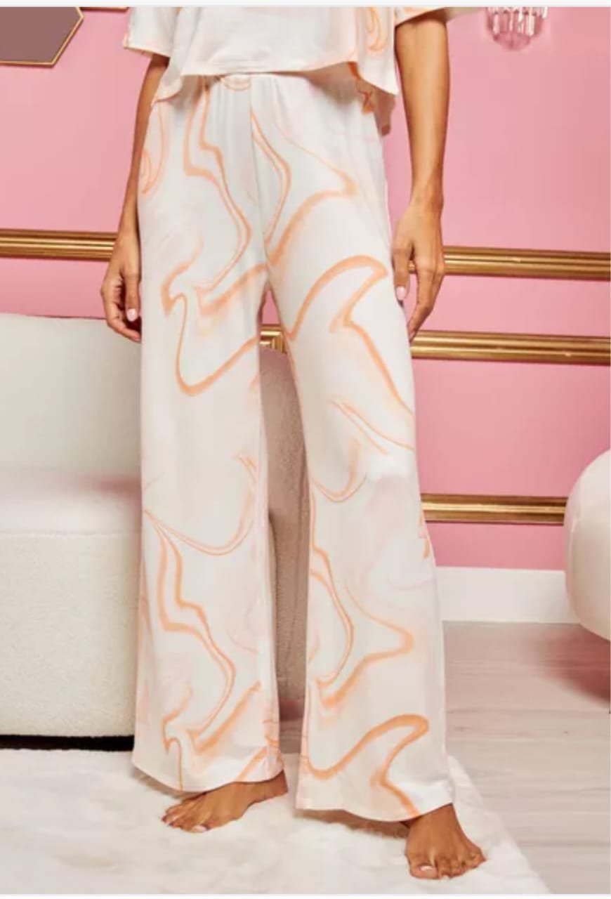 galaxy orange pajama