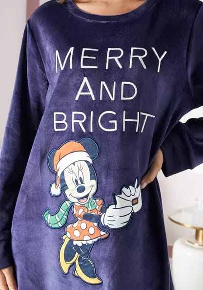micky mouse merry and bright sleep shirt