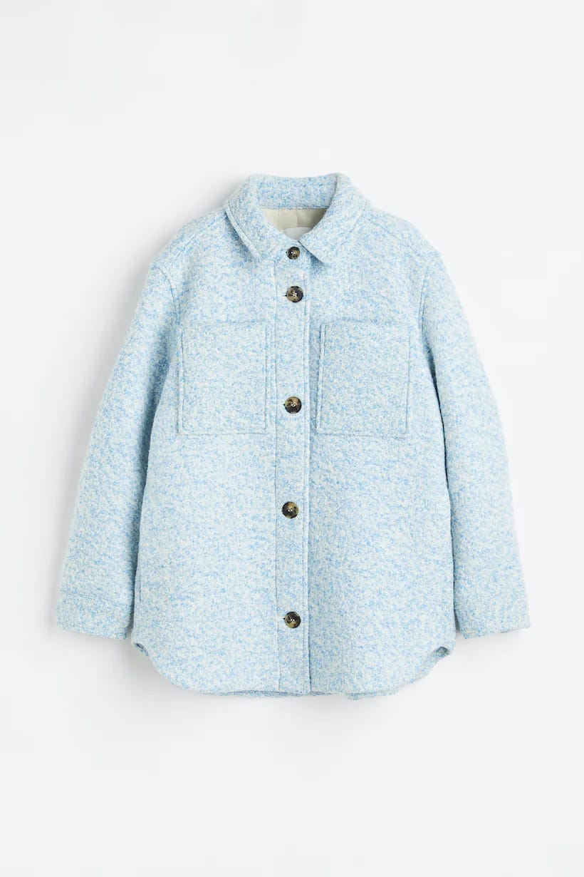 H&M sky blue COAT