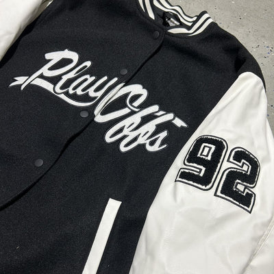 H&M baseball black and white jacket