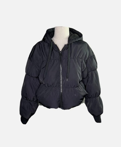 H&M PUFFER black jacket