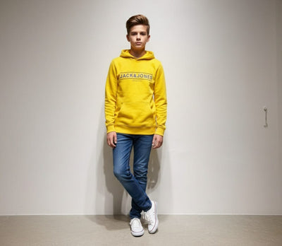 j&j yellow hoodie