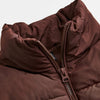 H&M PUFFER DARK BROWN