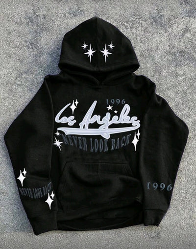 MANNFINITY BLACK STAR HOODIE