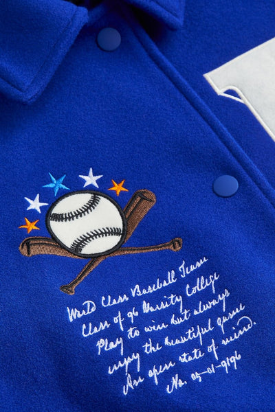 H&M baseball blue jacket