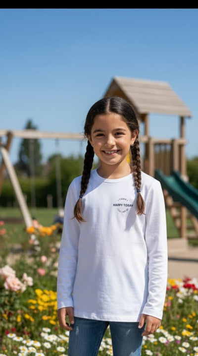 pieces white t-shirt