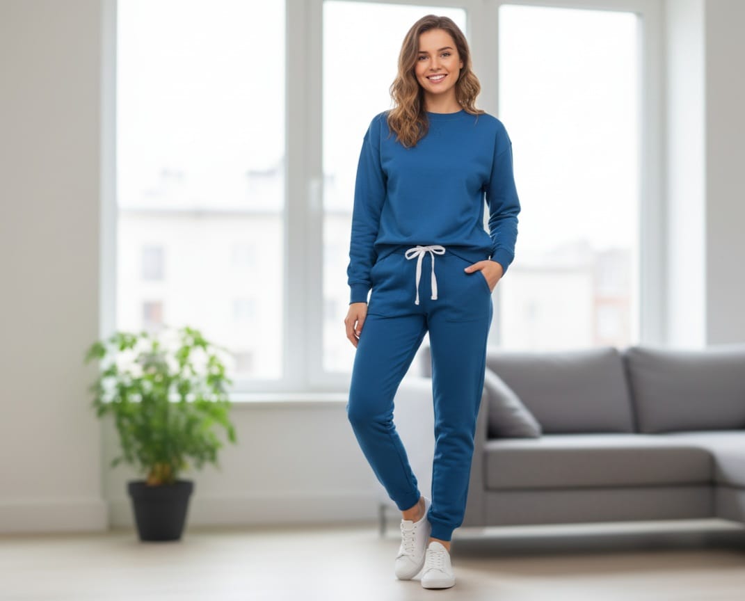 workshop blue training suit