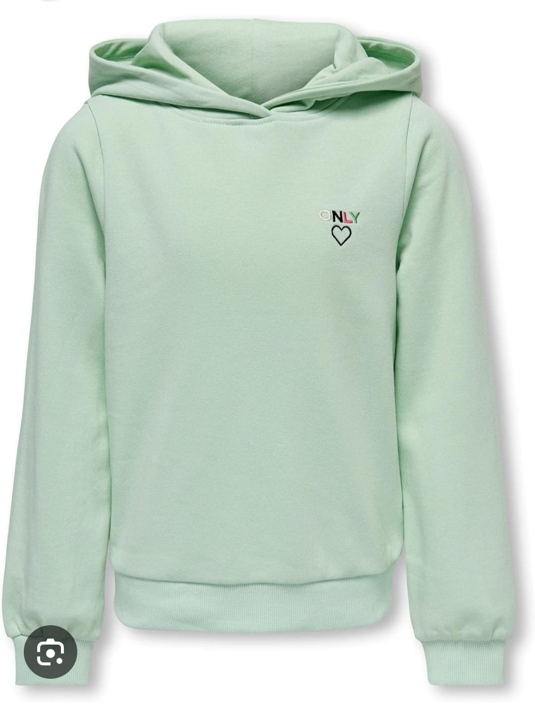 only hoodie mint green