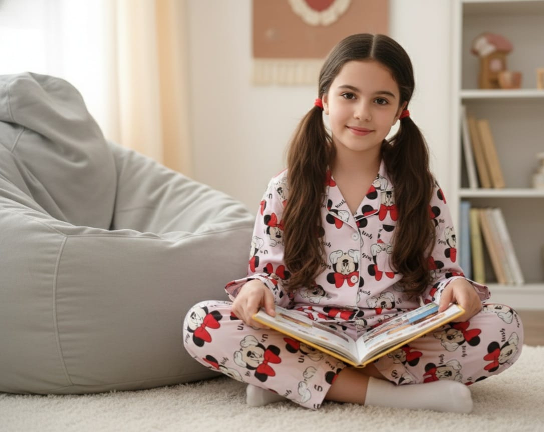 Disney mickey white pajama