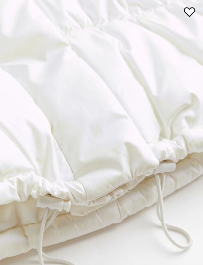 H&M puff white jacket