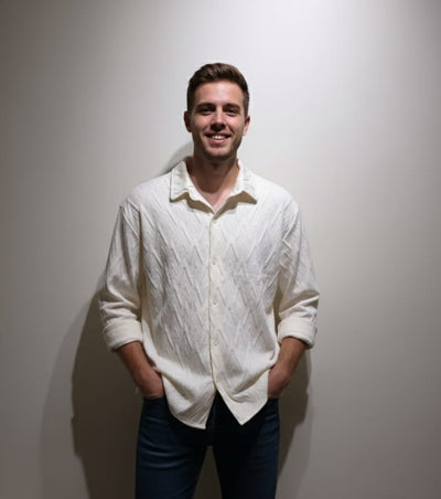 manfinity off white shirt