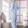 MAX sky blue flower  pajama