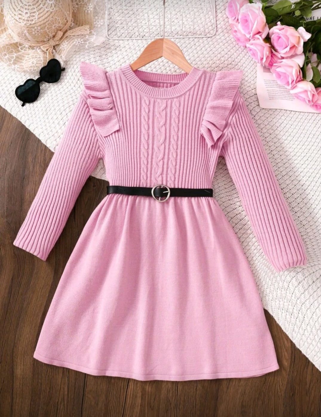 pink kids dress