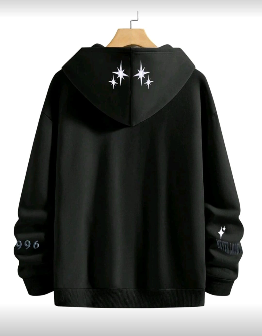 MANNFINITY BLACK STAR HOODIE