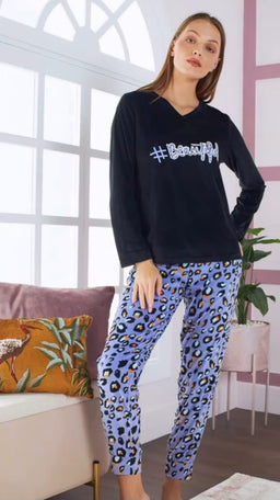 max tiger black pajama