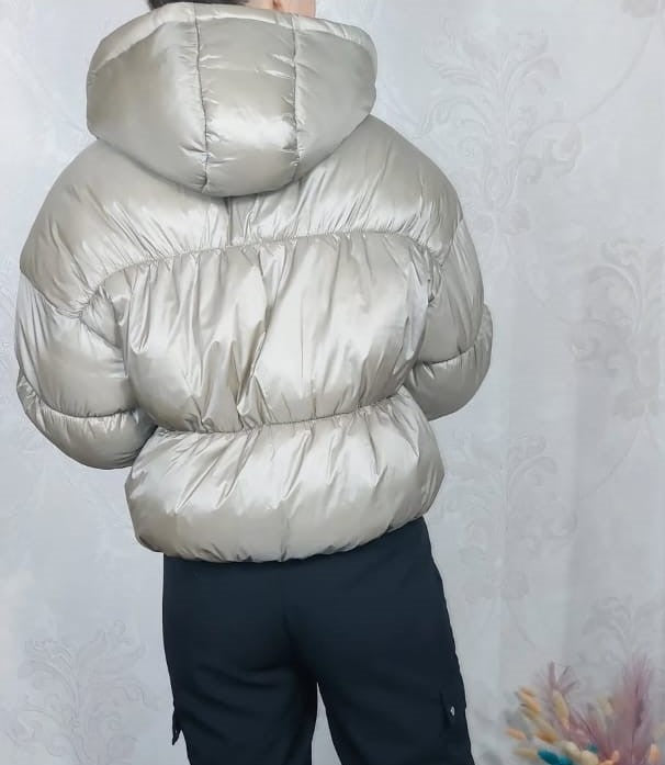 H&M PUFF GREY JACKET