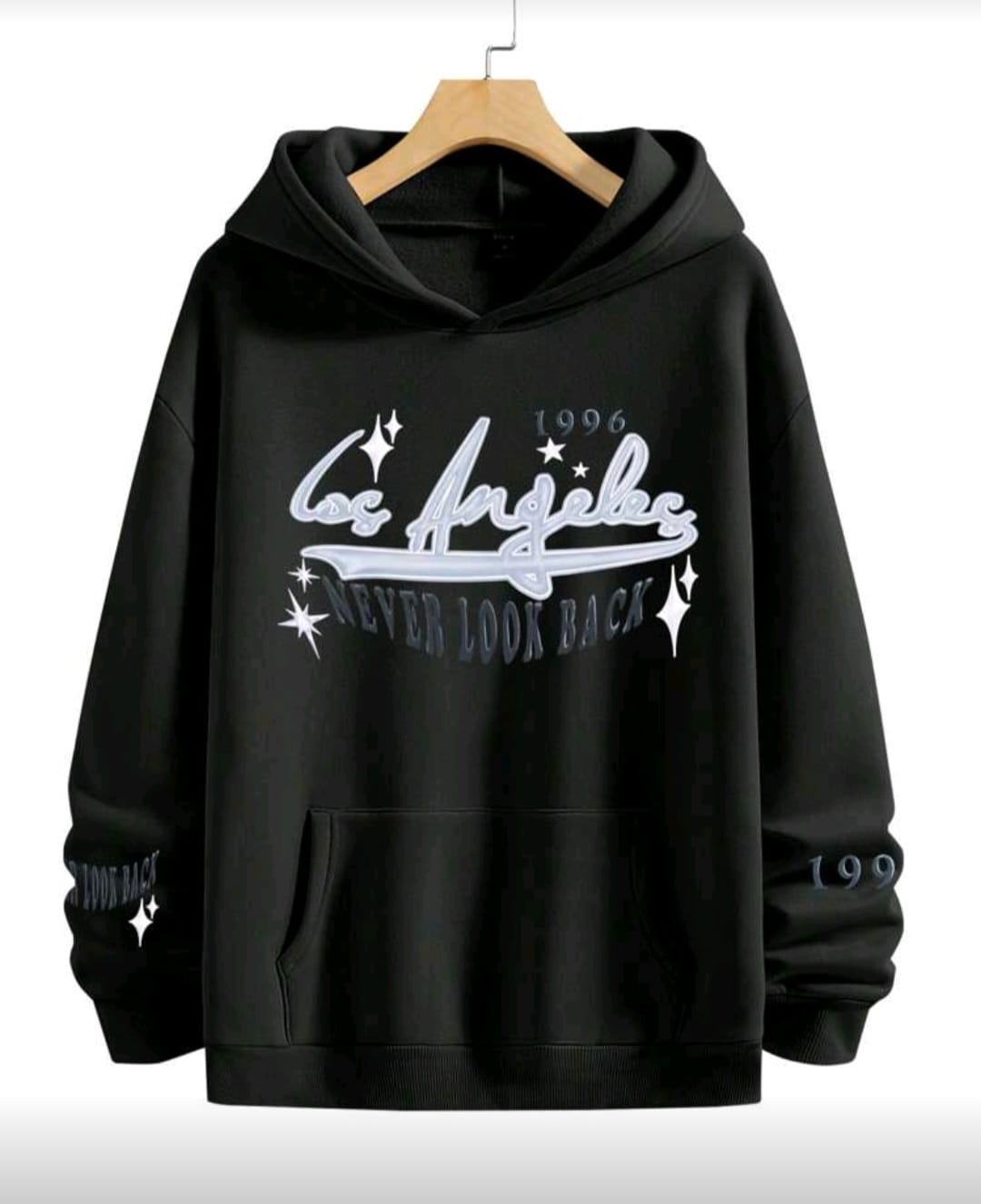 MANNFINITY BLACK STAR HOODIE