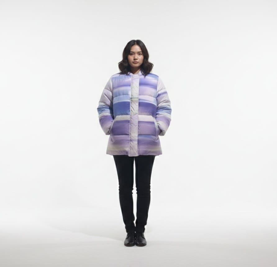 H&M BLUE WHITE JACKET