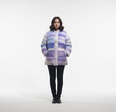 H&M BLUE WHITE JACKET