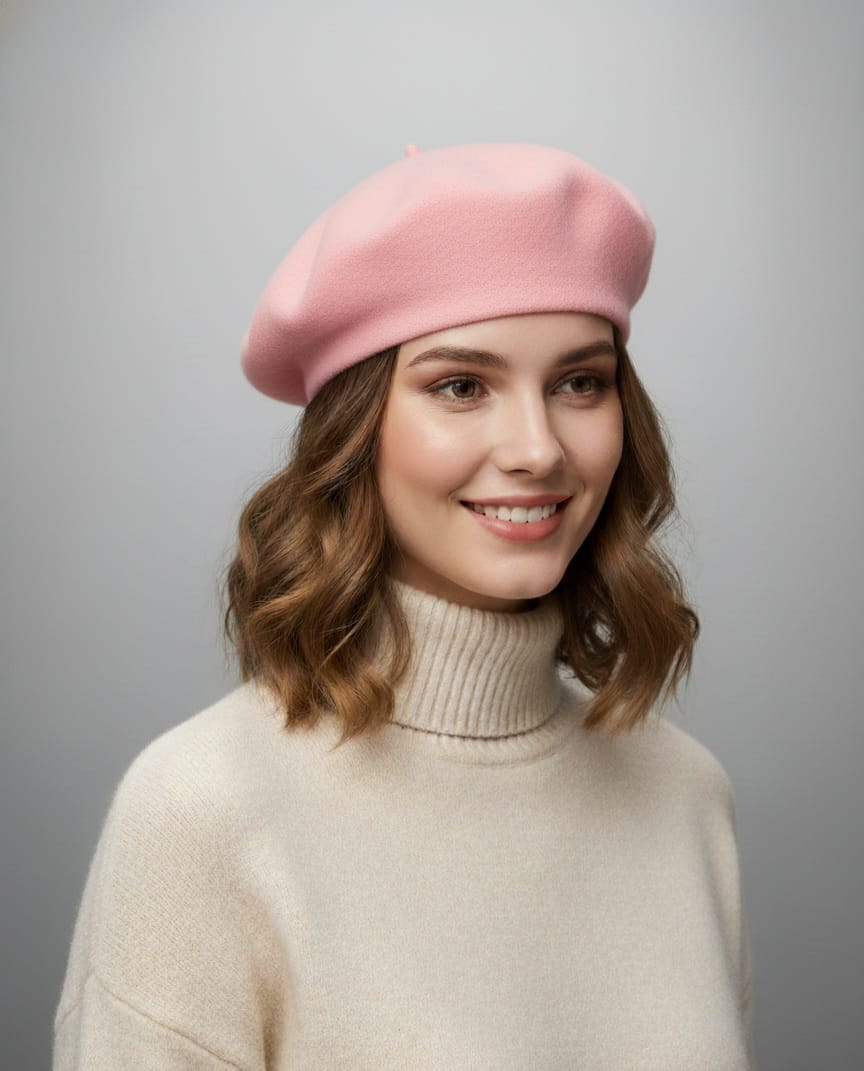 PIECES BERET HAT