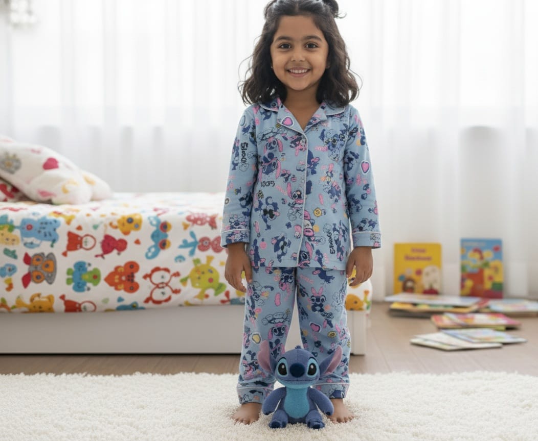 Disney stitch SKY BLUE pajama