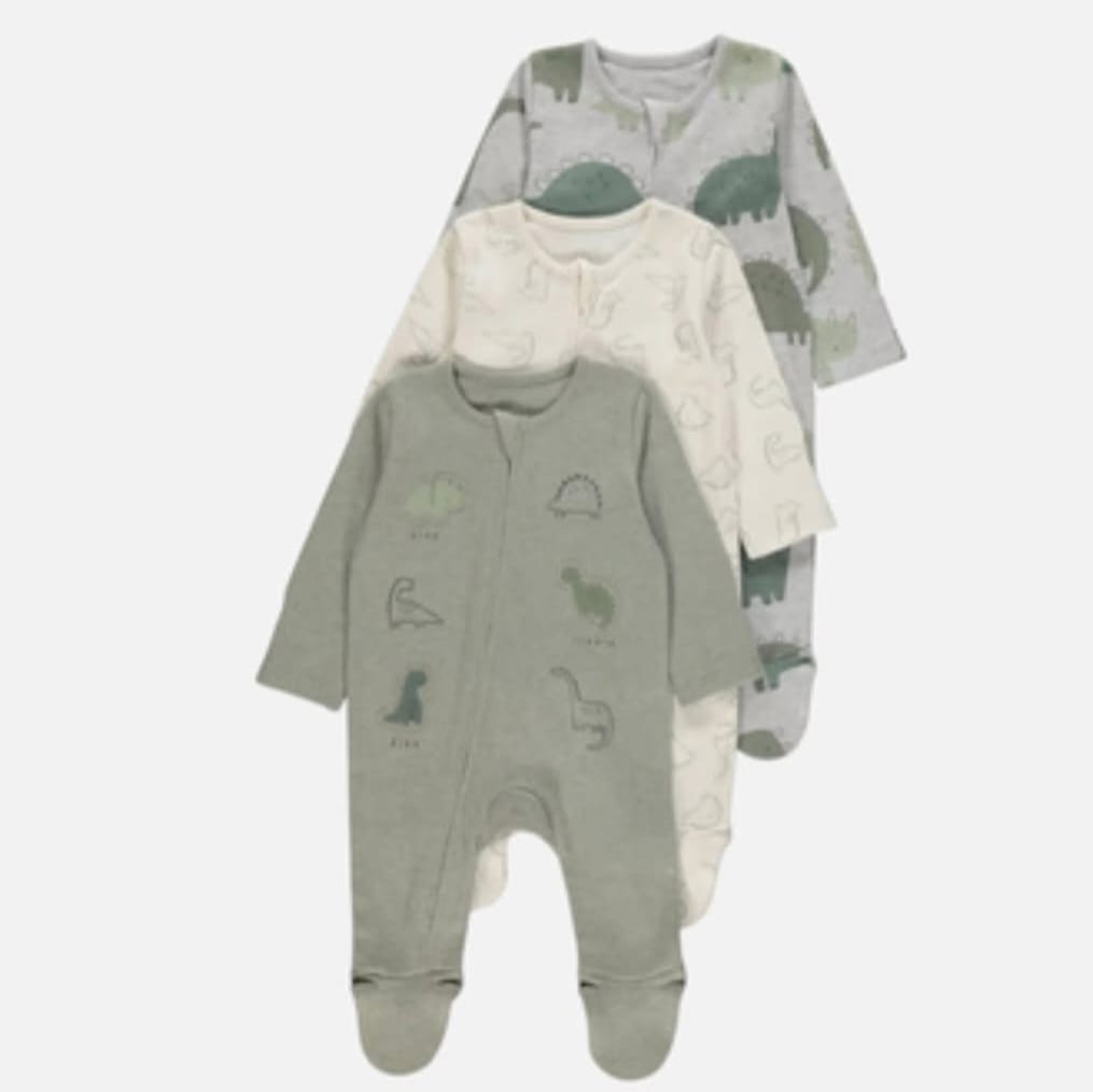 GEORGE SLEEPSUITS PACK OF 3 /GK17