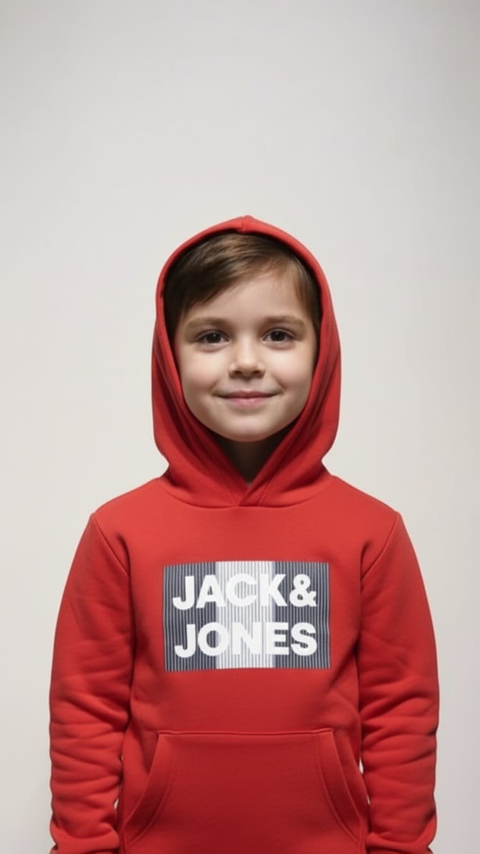 j&j red hoodie