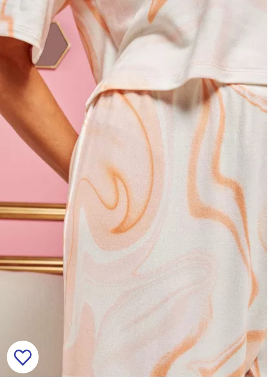 galaxy orange pajama