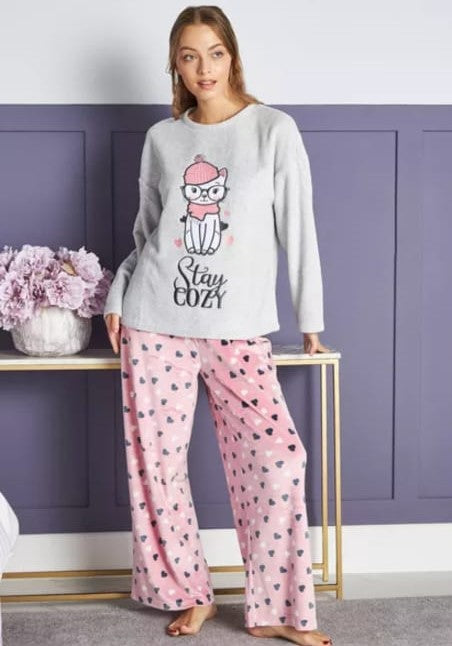 max cozy cat pajama